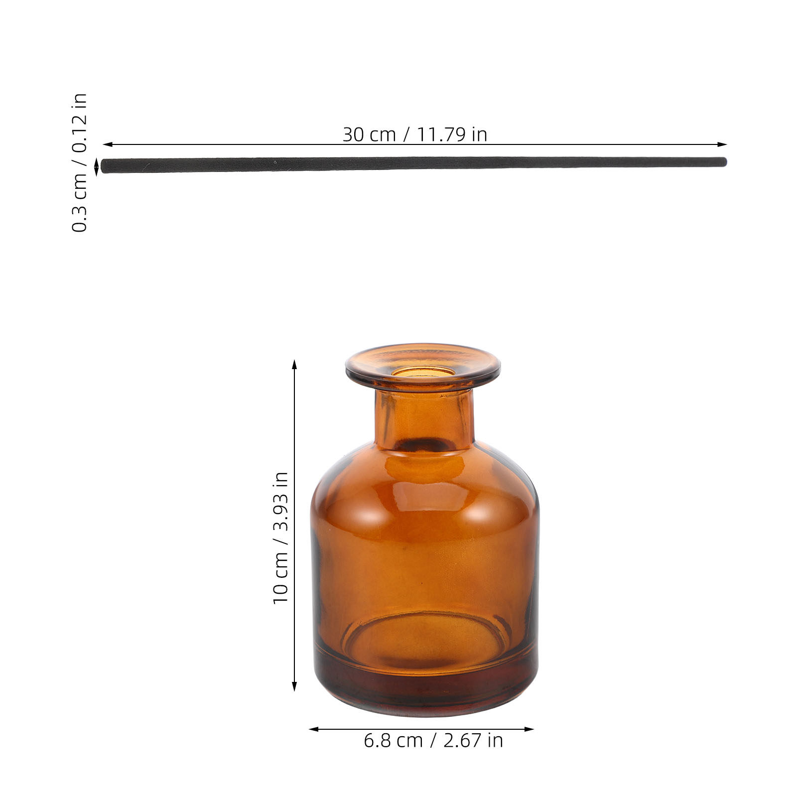 1 zestaw szklanych butelek do  – Home Fragrance Usa recenzja i cena